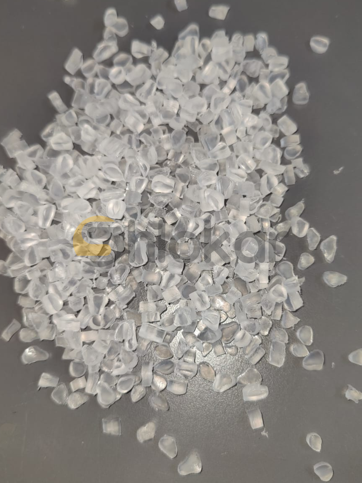 close view of EVA granules raw material showing texture and quality for manufacturing