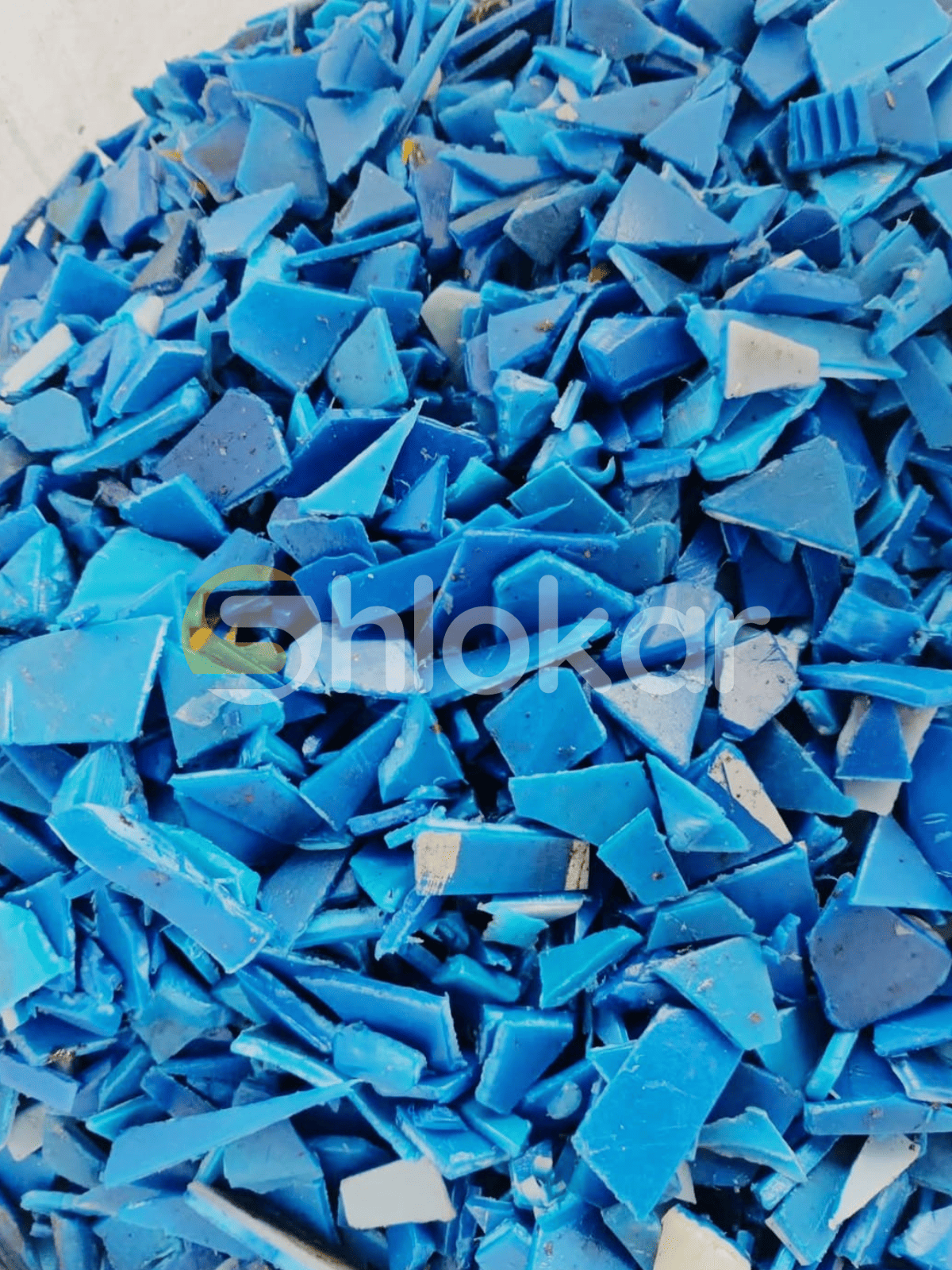 HDPE Blue Drum Regrind